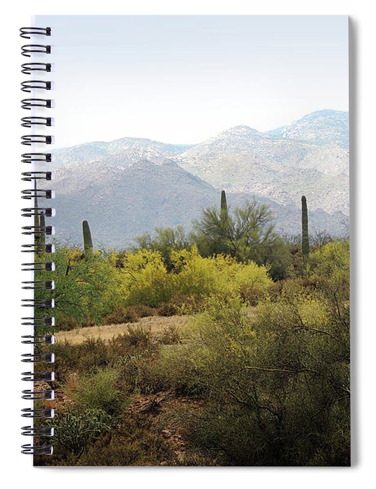 Beautiful Spiral Notebook featuring the photograph Arizona Back Country by Gordon Beck