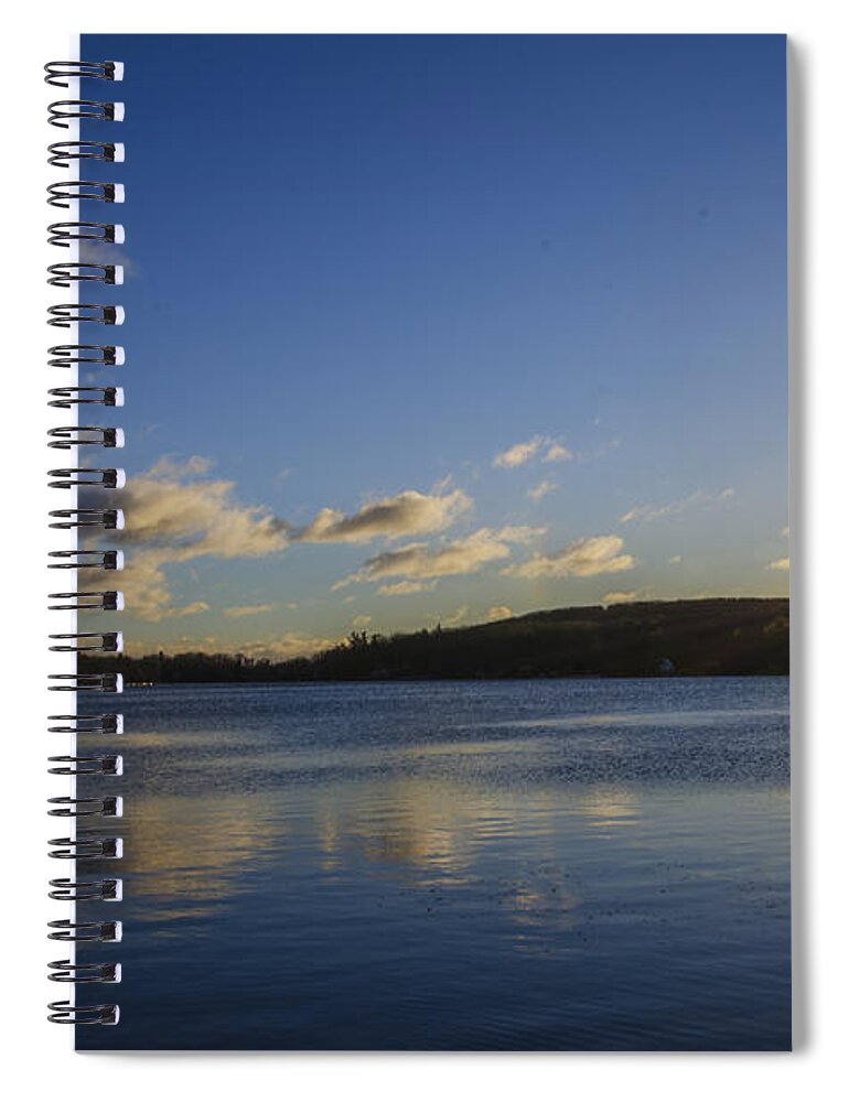 Arrowhead Spiral Notebook featuring the photograph Arrowhead Lake at Dawn by Bill Cannon