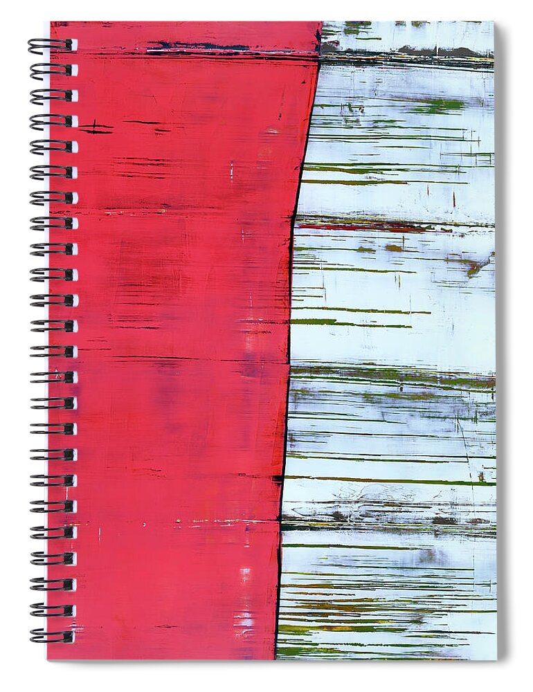 Fine Art Prints Spiral Notebook featuring the painting Art Print Abstract 75 by Harry Gruenert
