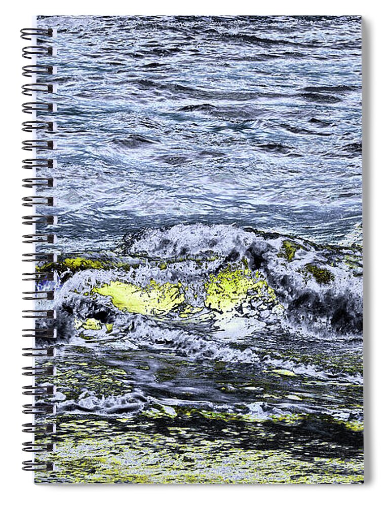 Art Prints Spiral Notebook featuring the photograph Art Print Water 15 by Harry Gruenert