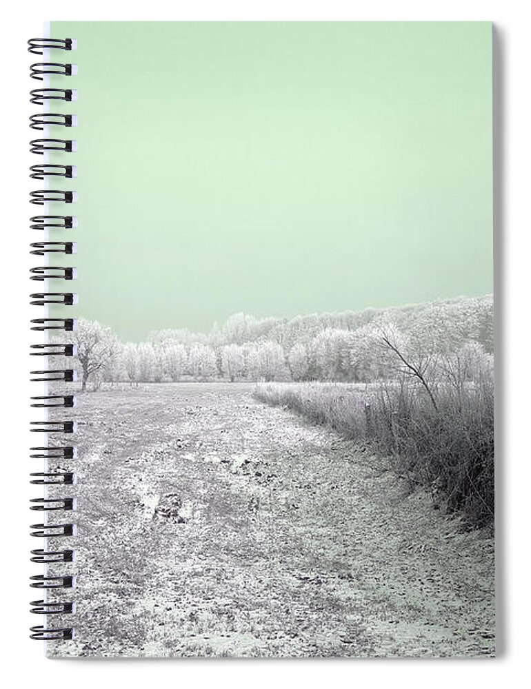 Art Photography Spiral Notebook featuring the photograph Art Print Winterland 06 by Harry Gruenert