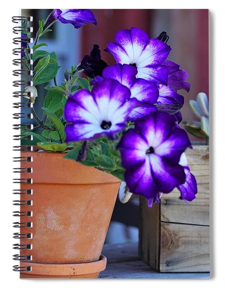 Flowers Spiral Notebook featuring the photograph Artfully by Merle Grenz