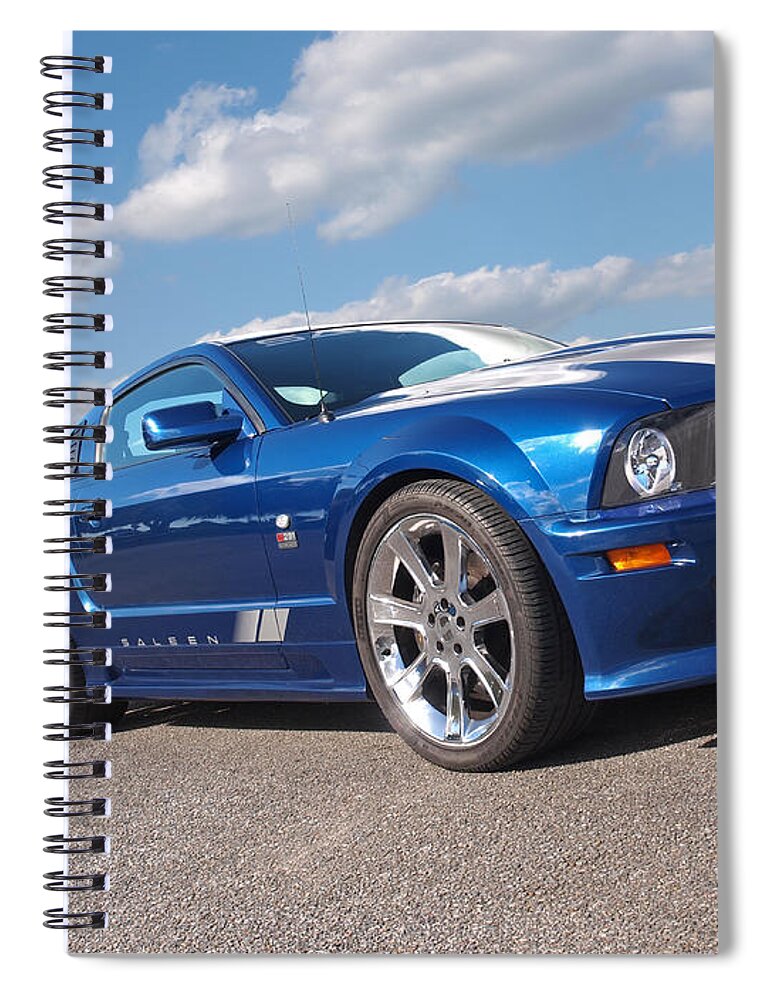 Ford Mustang Spiral Notebook featuring the photograph Saleen S281 by Gill Billington