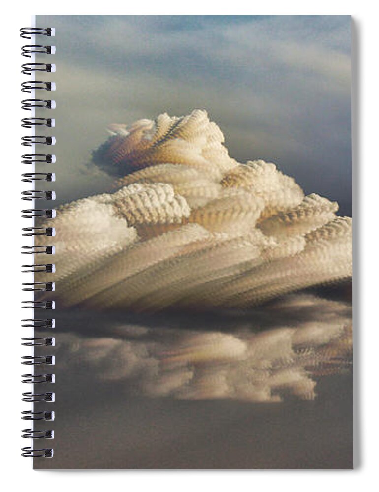 Bill Kesler Photography Spiral Notebook featuring the photograph Cupcake In The Cloud by Bill Kesler