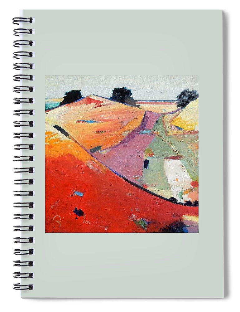 Landscape Spiral Notebook featuring the painting As I See It by Gary Coleman