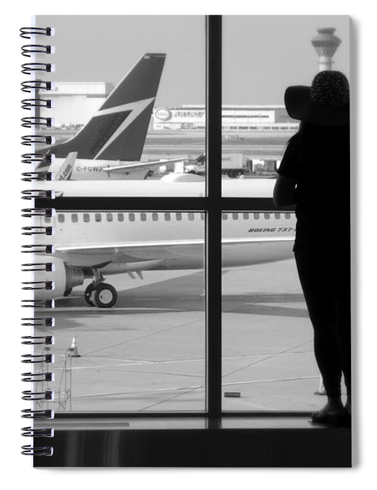 Family Spiral Notebook featuring the photograph At the Gate by Valentino Visentini