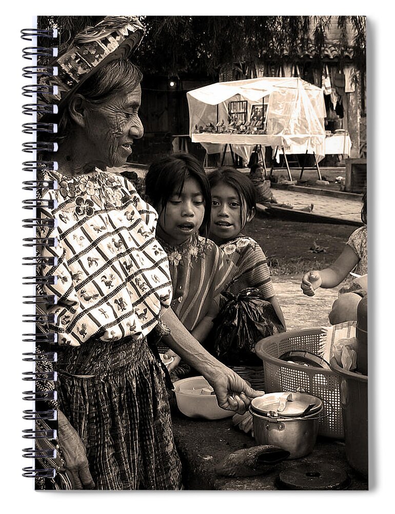 Atitlan Spiral Notebook featuring the photograph Atitlan by RicardMN Photography