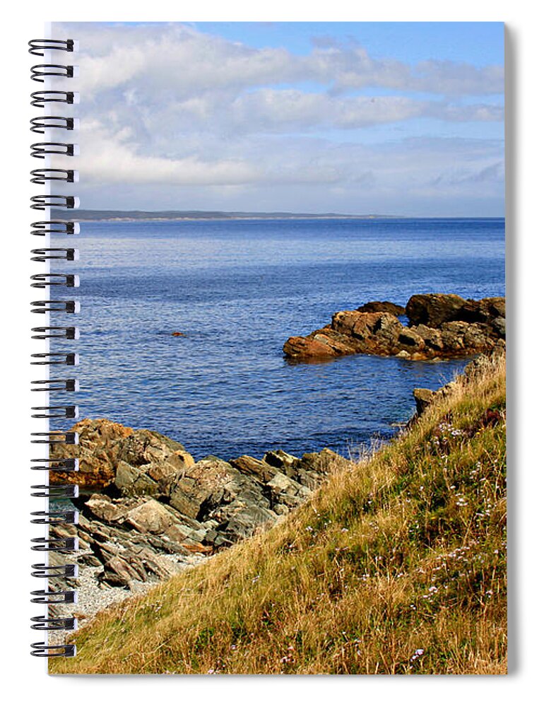 Cape Breton Spiral Notebook featuring the photograph Cape Breton, Nova Scotia by Tatiana Travelways