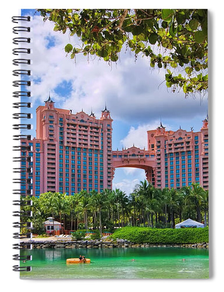 Atlantis Paradise Island Spiral Notebook featuring the photograph Atlantis Paradise Island by Olga Hamilton