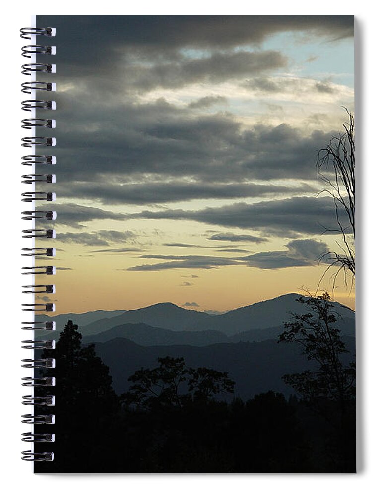 Atmospheric Spiral Notebook featuring the photograph Atmospheric Perspective by Peter Piatt