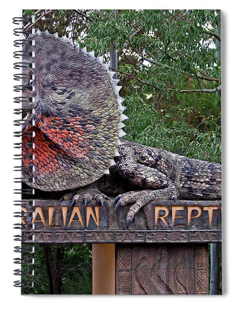 Australian Reptile Park Spiral Notebook featuring the photograph Australian Reptile Park by Miroslava Jurcik