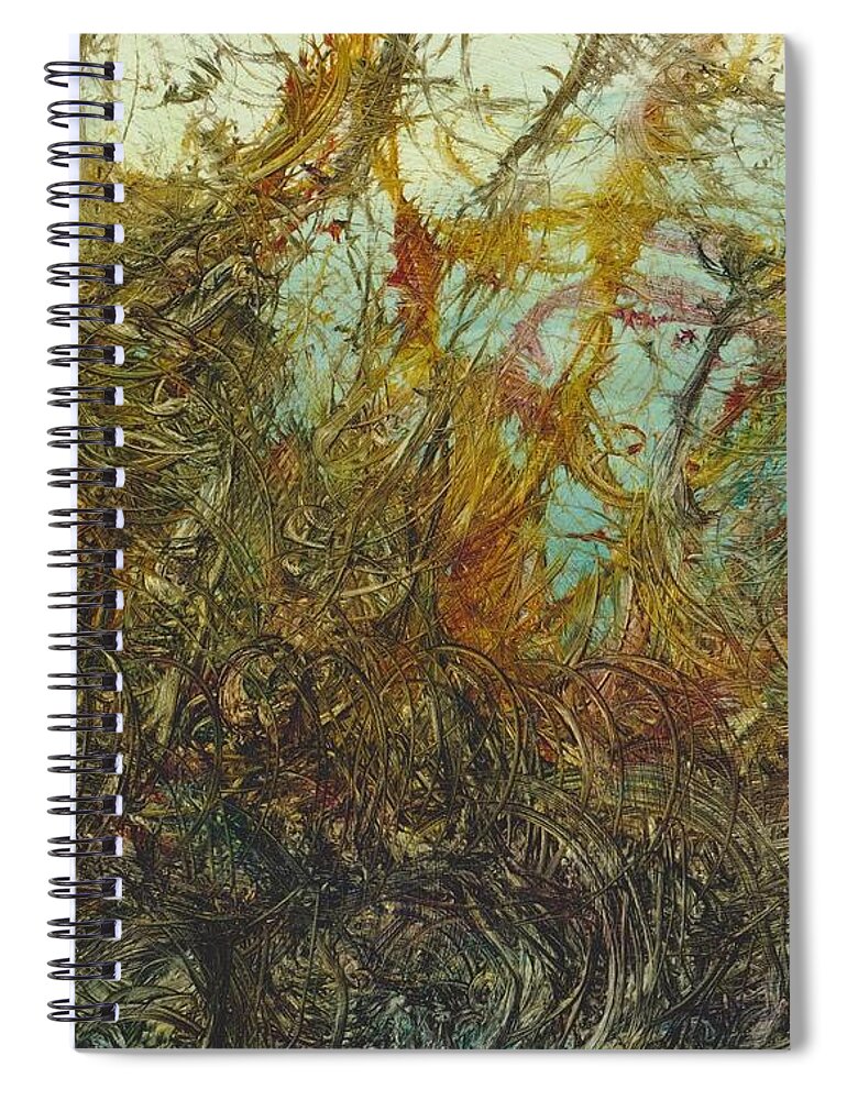 Autumn Spiral Notebook featuring the painting Autumn 2 by David Ladmore