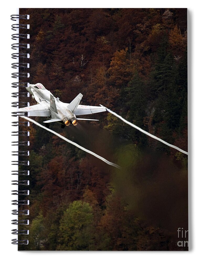 Alps Spiral Notebook featuring the photograph Autumn by Ang El