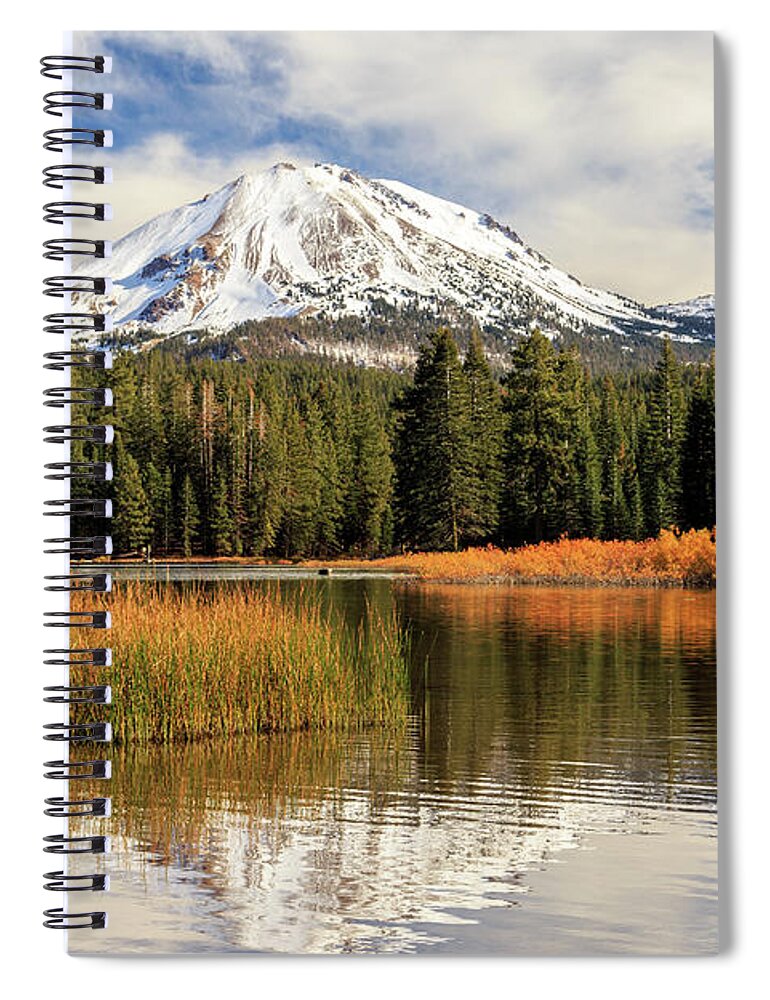 Autumn Spiral Notebook featuring the photograph Autumn At Mount Lassen by James Eddy