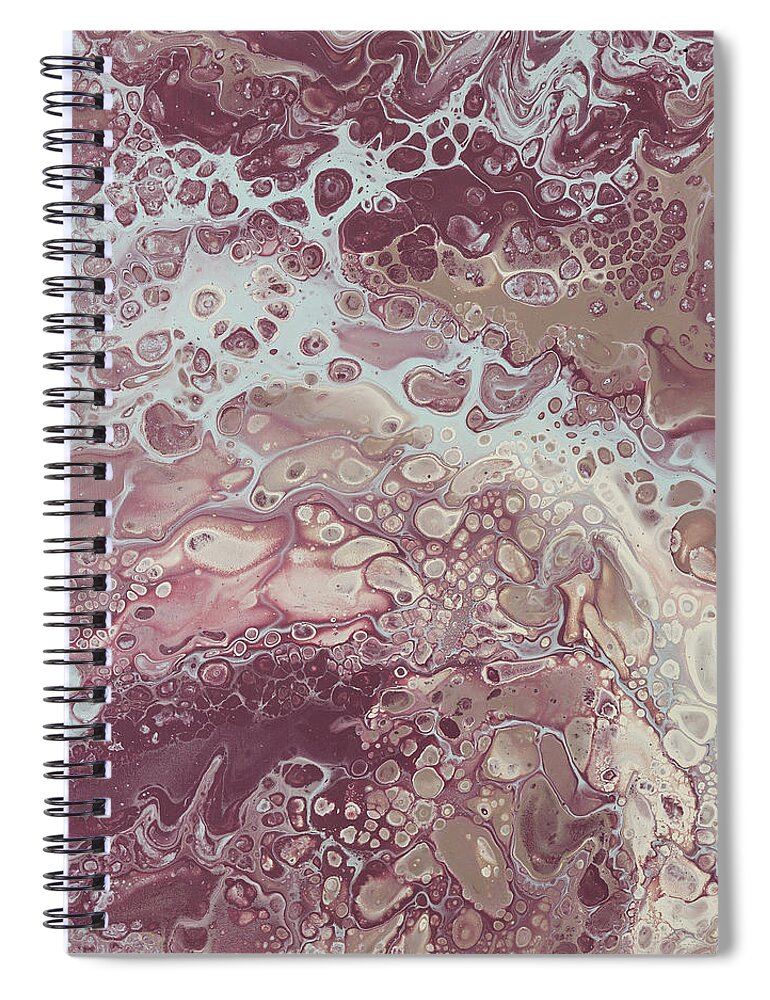 Fluid Spiral Notebook featuring the painting Autumn Breeze by Jennifer Walsh