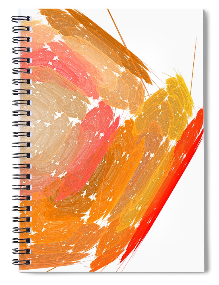 Design Spiral Notebook featuring the photograph Autumn Butterfly by Ilia -