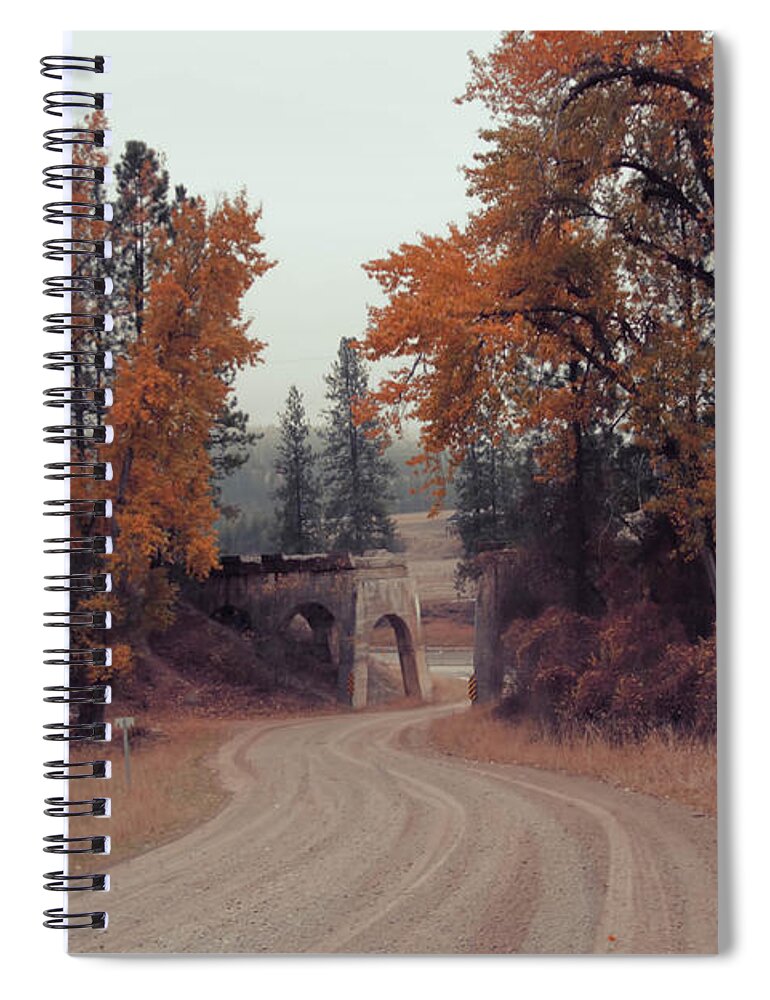Montana Spiral Notebook featuring the photograph Autumn in Montana by Cathy Anderson