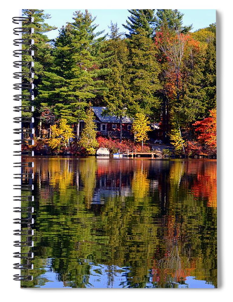 Autumn Spiral Notebook featuring the photograph Camp by Colleen Phaedra