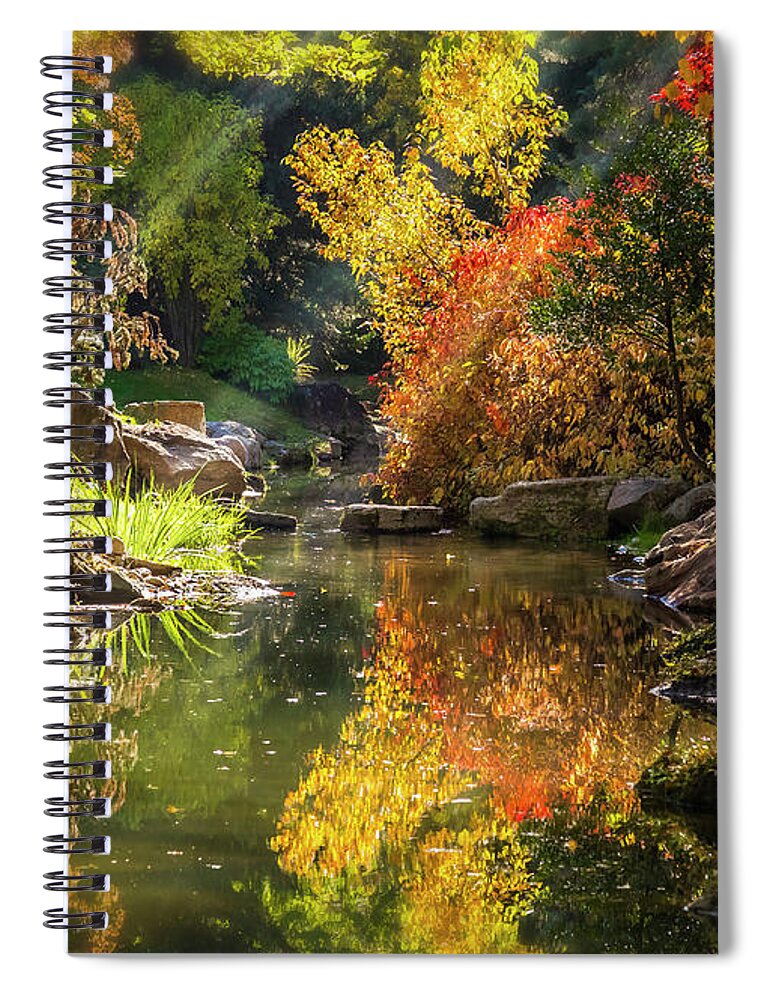 5dmkiv Spiral Notebook featuring the photograph Autumn Reflections by Mark Mille