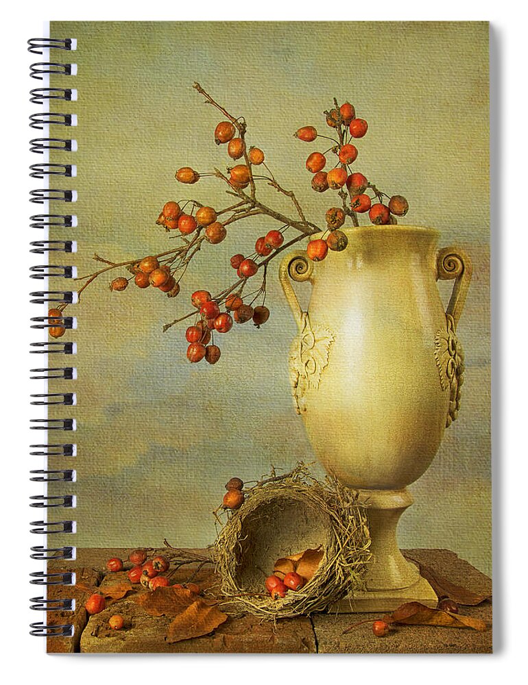 Dutch Masters Spiral Notebook featuring the photograph Autumn Still Life by Theresa Tahara
