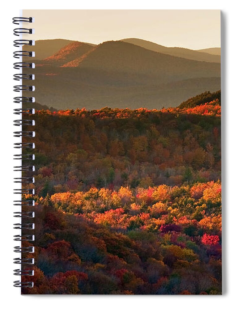 Adirondacks Spiral Notebook featuring the photograph Autumn Tapestry by Neil Shapiro
