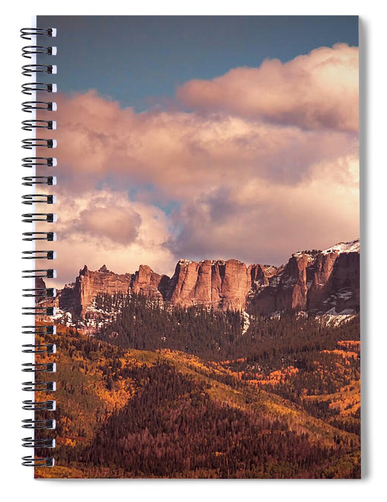 Nature Spiral Notebook featuring the photograph Autumn Uncompahgre Peaks by Janice Pariza