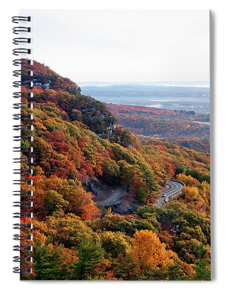 Autumn Spiral Notebook featuring the photograph Autumn View from Millbrook Ridge #1 by Jeff Severson