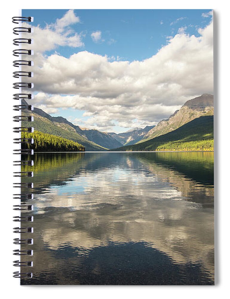 North Spiral Notebook featuring the photograph Avenue to the Mountains by Alex Lapidus