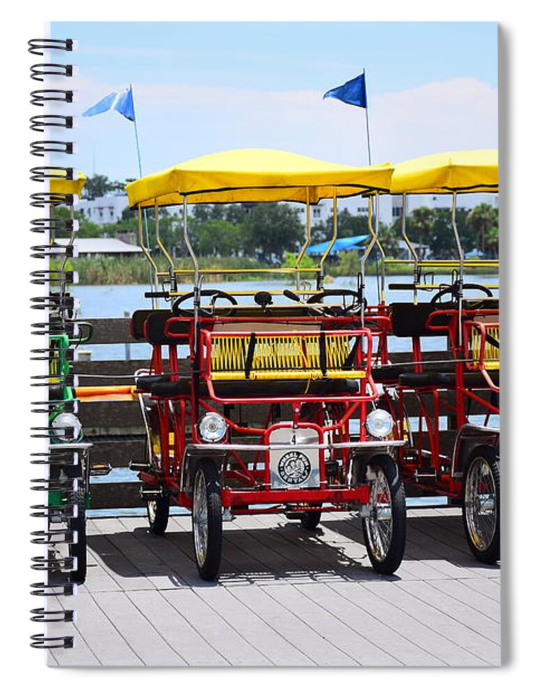 Park Spiral Notebook featuring the photograph Awaiting A Driver by Florene Welebny