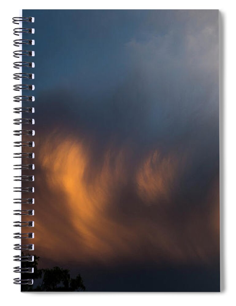 Clouds Spiral Notebook featuring the photograph Awesomeness by Karen Slagle