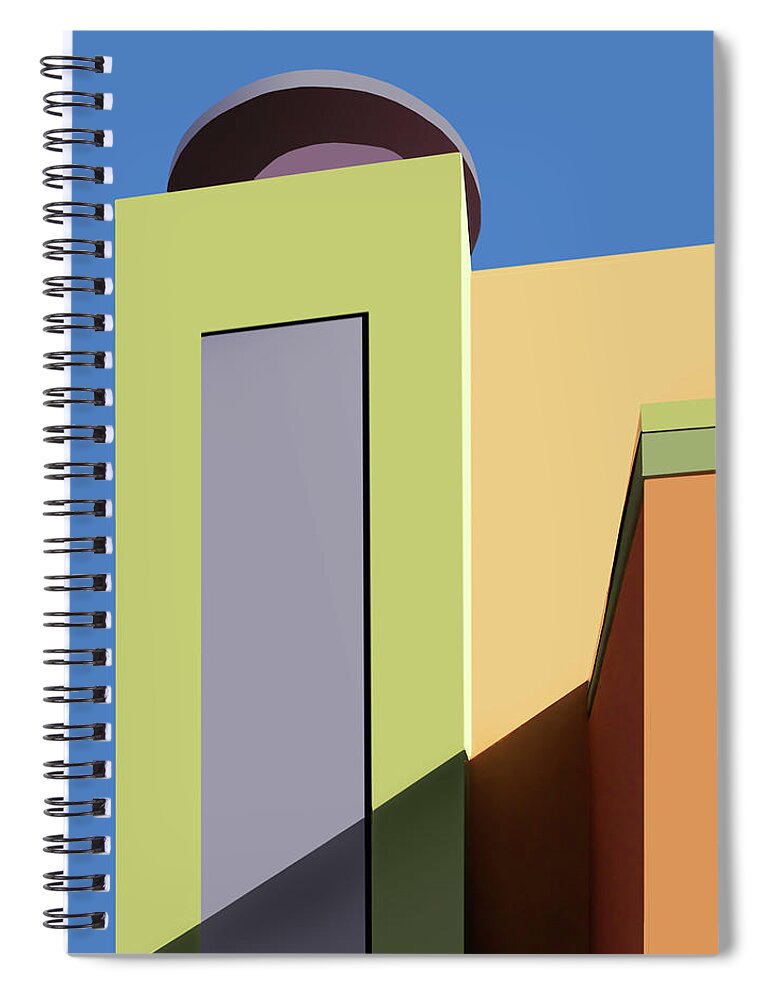 New Mexico Spiral Notebook featuring the photograph Back to the Market by Nikolyn McDonald