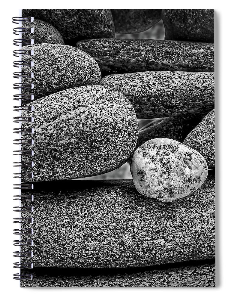 Minimalism Spiral Notebook featuring the photograph Balanced by Robert Mitchell