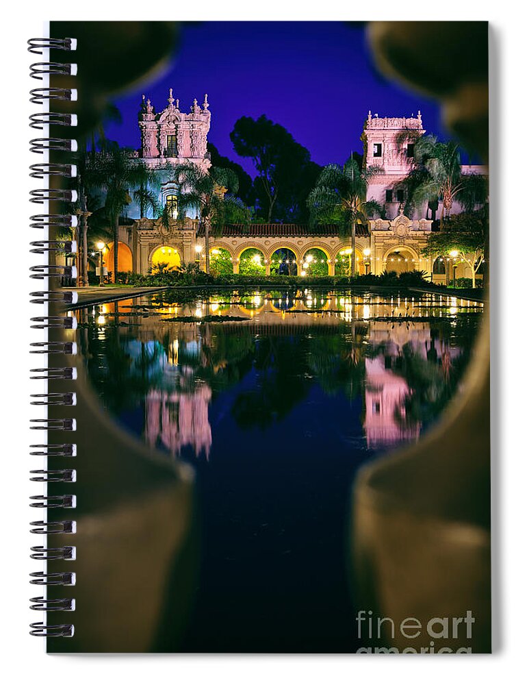 Balboa Park Spiral Notebook featuring the photograph Balboa Park Reflections by Sam Antonio