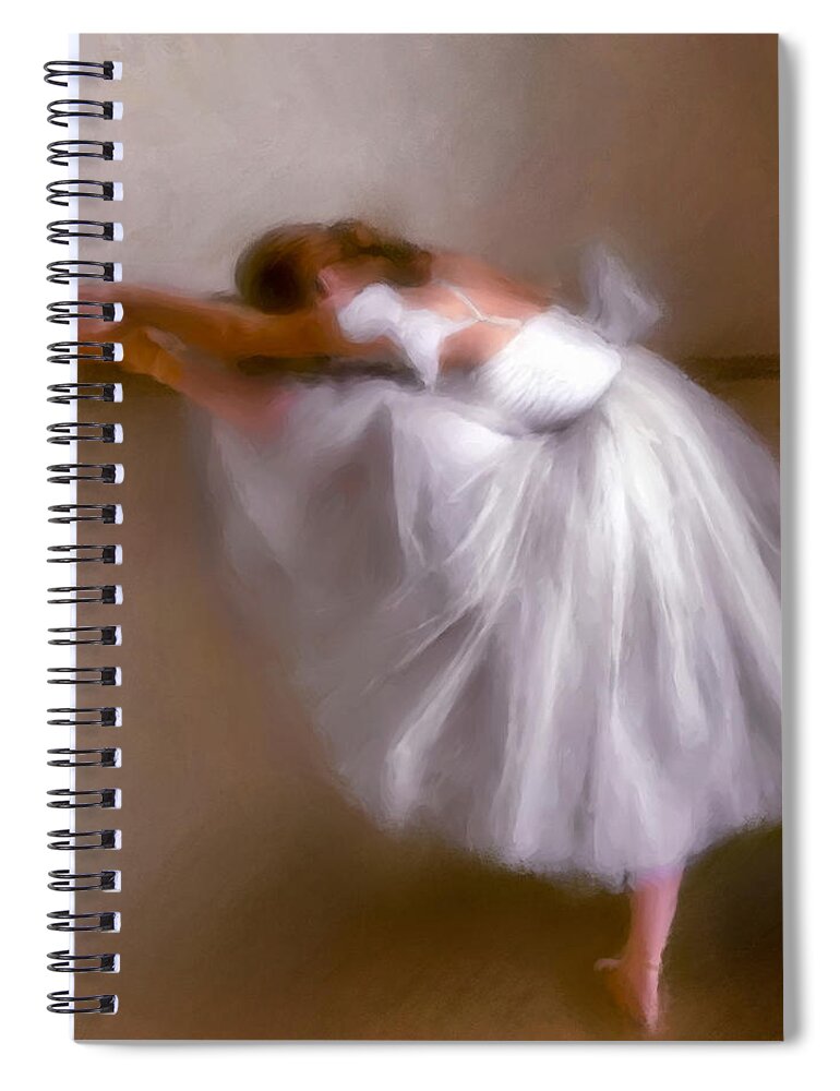 Europe Spiral Notebook featuring the photograph Ballerina 1 by Juan Carlos Ferro Duque