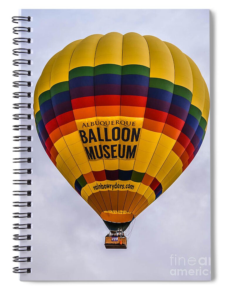 Balloon Museum Spiral Notebook featuring the photograph Balloon Museum by Grace Grogan