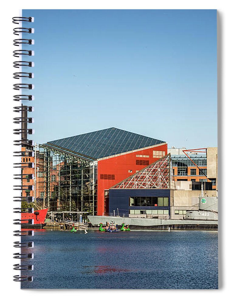 Baltimore Spiral Notebook featuring the photograph Baltimore Rocks by Framing Places