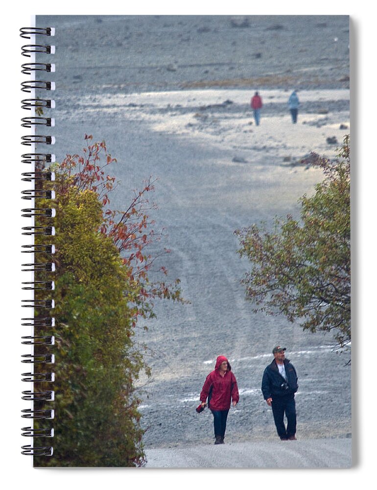 Bar Harbor Spiral Notebook featuring the photograph Bar Harbor Walk by Brian Green