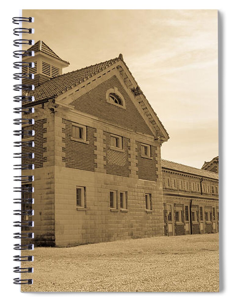 O.c. Barber Spiral Notebook featuring the photograph Barber Piggery NW by Darrell Foster