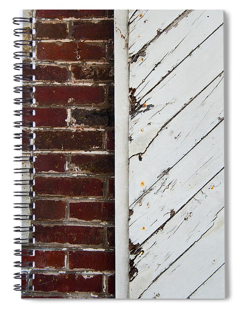 Ranch Barn Door Spiral Notebook featuring the photograph Barn Door Abstract by Jani Freimann