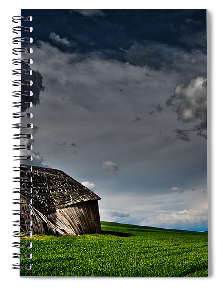 Barn Spiral Notebook featuring the photograph Barn no.1 by Niels Nielsen