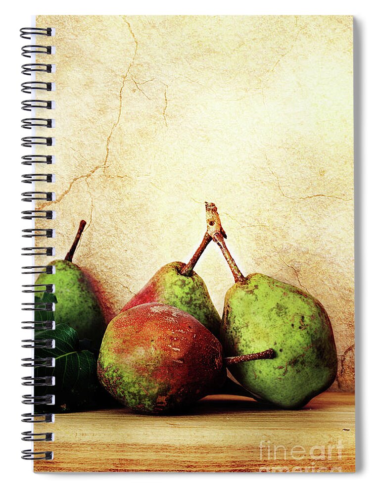 Pear Spiral Notebook featuring the photograph Bartlett Pears by Stephanie Frey