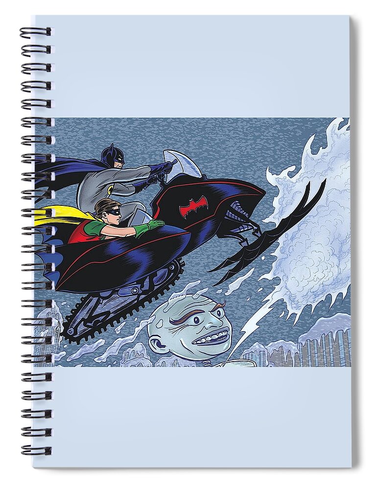 Batman '66 Spiral Notebook featuring the digital art Batman '66 by Maye Loeser