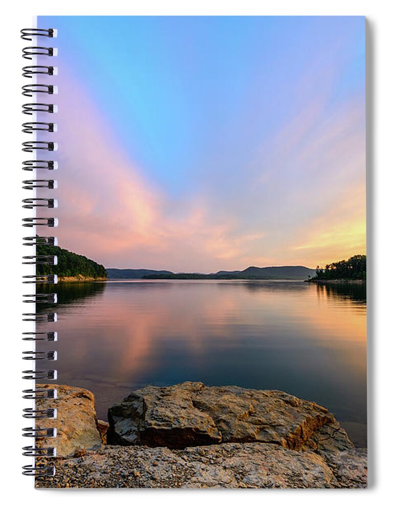 Kentucky Spiral Notebook featuring the photograph Bay Light by Michael Scott