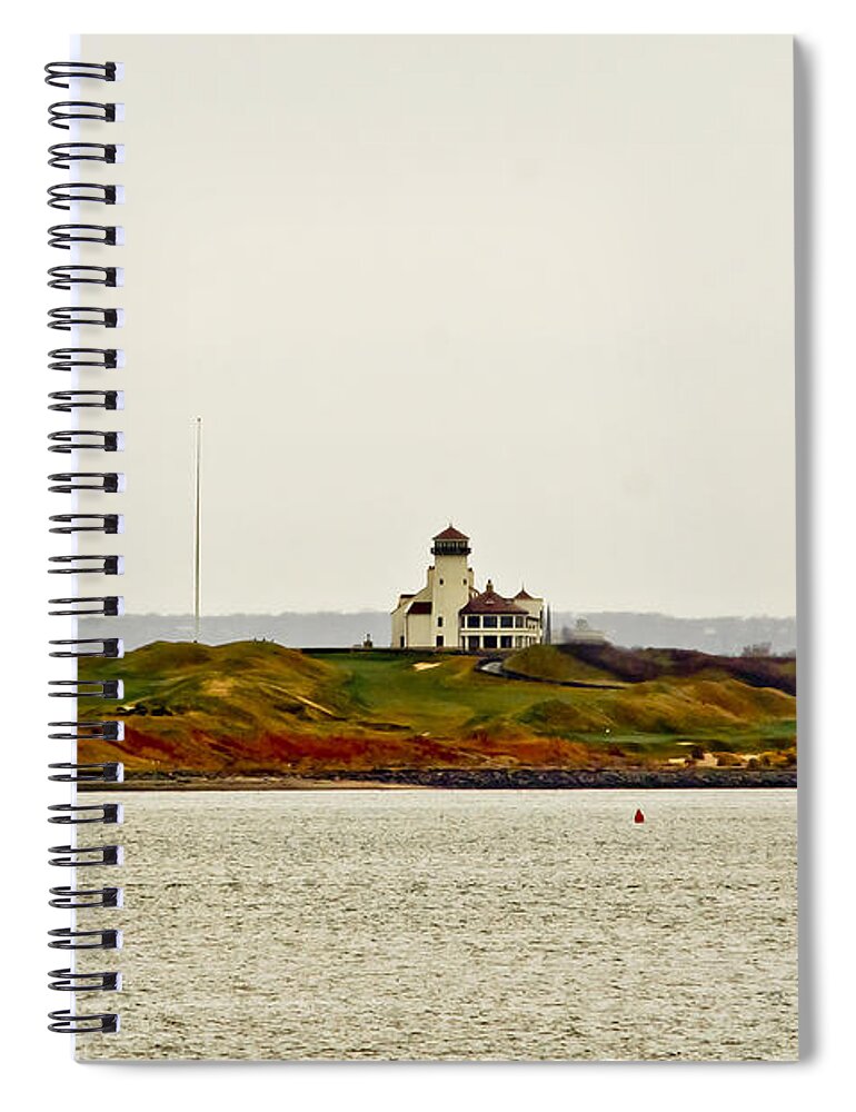 Bayonne Spiral Notebook featuring the photograph Bayonne Golf Club by Elena Perelman