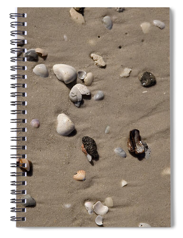 Texture Spiral Notebook featuring the photograph Beach 1121 by Michael Fryd