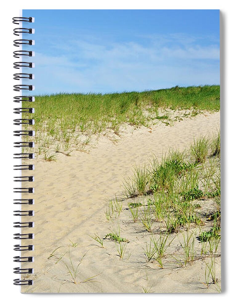 Cape Cod Spiral Notebook featuring the photograph Beach Crossroads by Luke Moore
