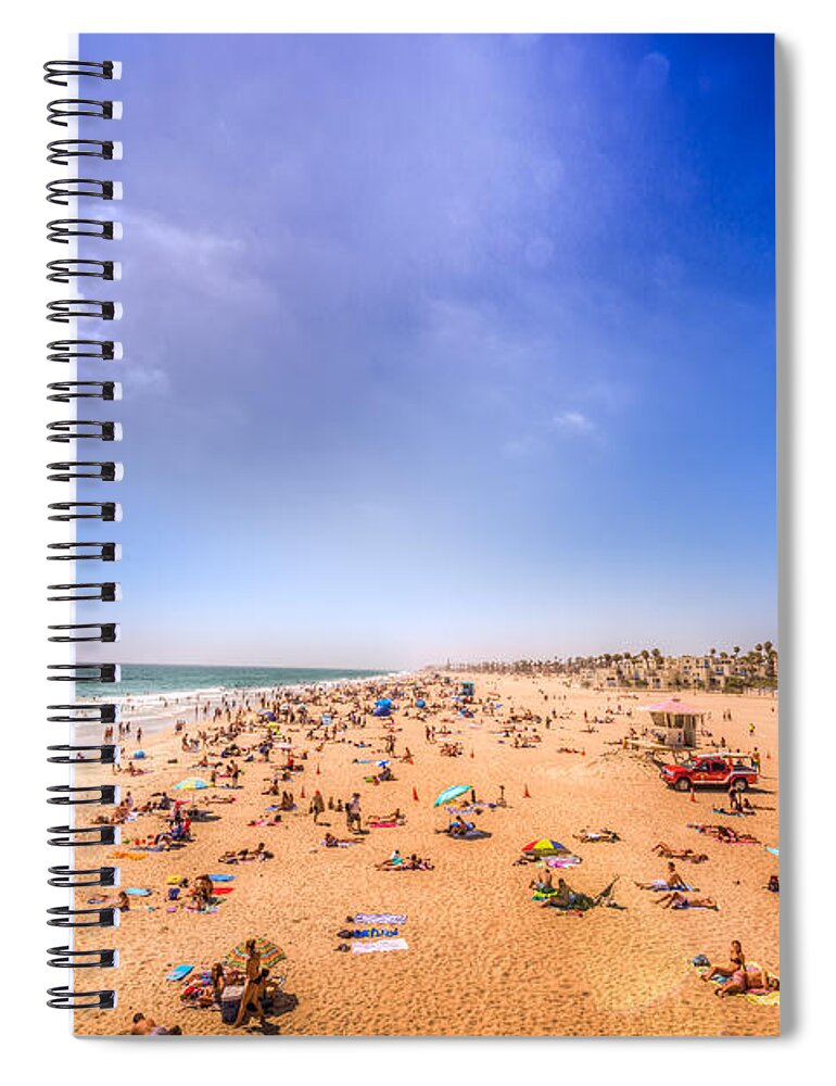 California Spiral Notebook featuring the photograph Beach Dweller by Spencer McDonald
