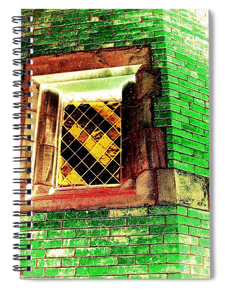 Beacon Hill Spiral Notebook featuring the painting Beacon Hill 1967 by Cliff Wilson