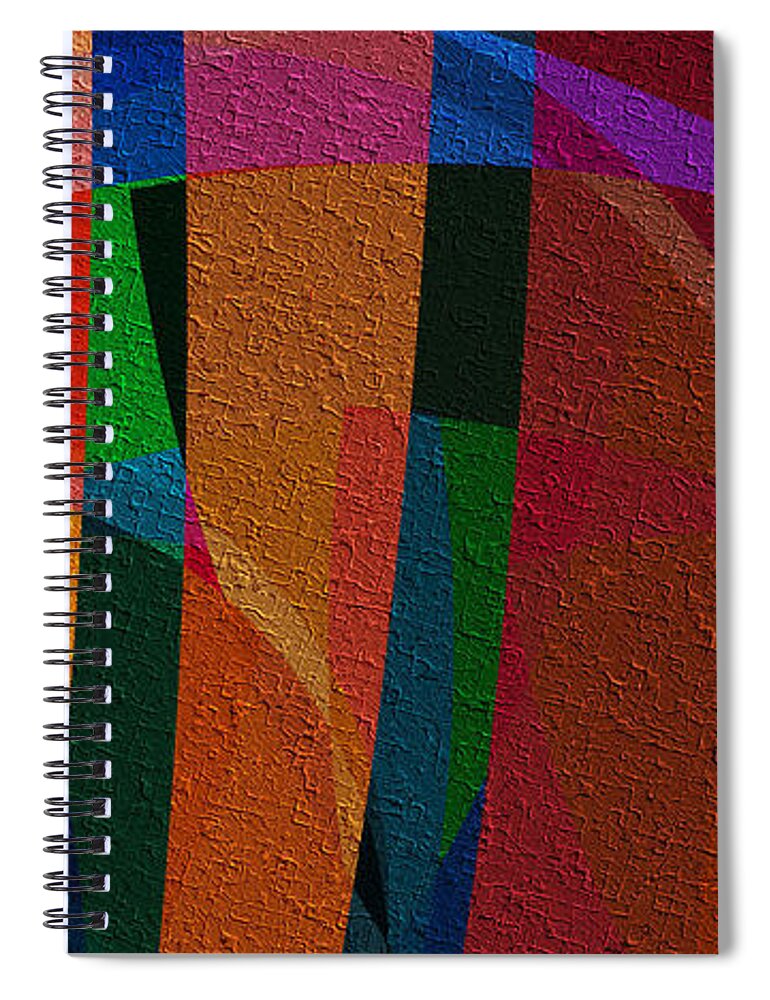 Beatnick 2 Spiral Notebook featuring the digital art Beatnick 2 by Kiki Art