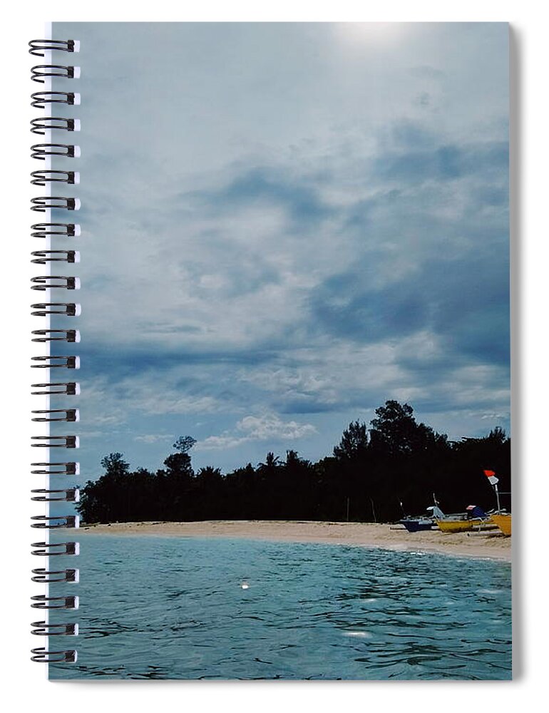 Indonesia Island Spiral Notebook featuring the photograph Beautiful Island by Fauziah Ichsani